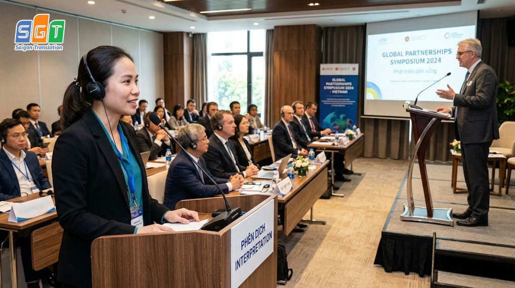 Phiên dịch viên phiên dịch tiếng nhật cho hội nghị