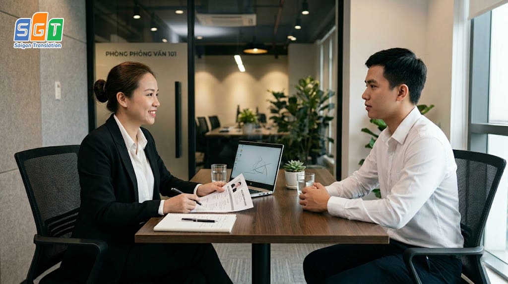 Phỏng vấn ứng viên xin việc