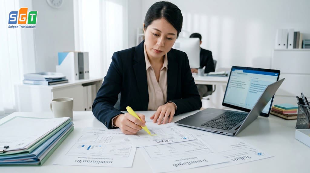 Biên dịch viên SGT dịch hồ sơ bệnh viện tiếng Lào