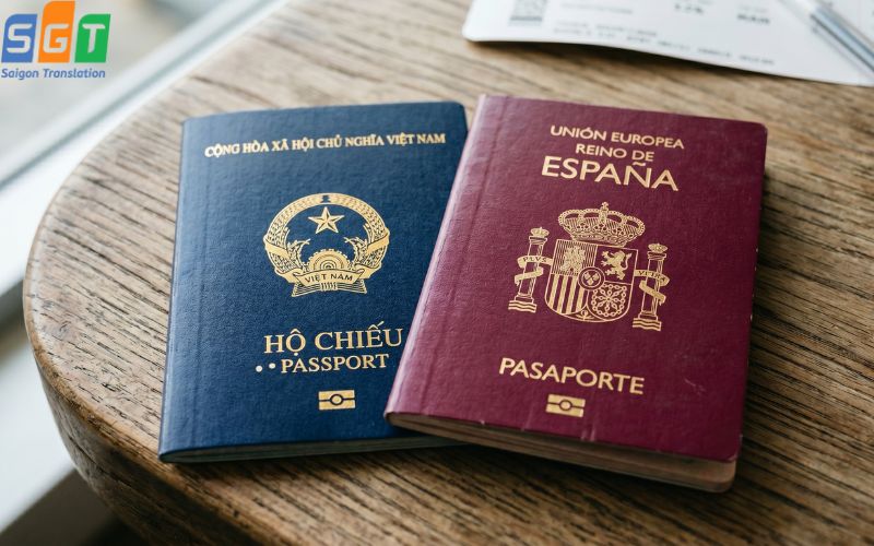 dịch hộ chiếu tiếng tây ban nha 