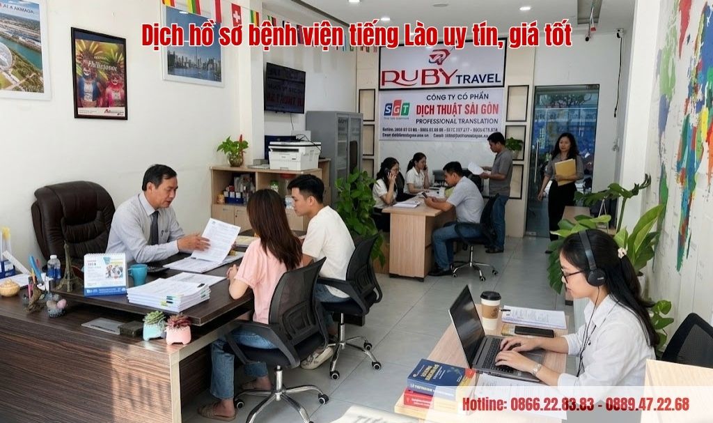 Dịch hồ sơ bệnh viện tiếng lào chuẩn xác, nhanh chóng tại Dịch thuật Sài Gòn