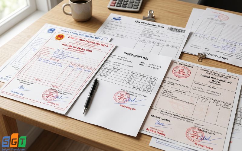 Dịch hồ sơ hàng hóa tiếng Ấn Độ chuyên nghiệp 