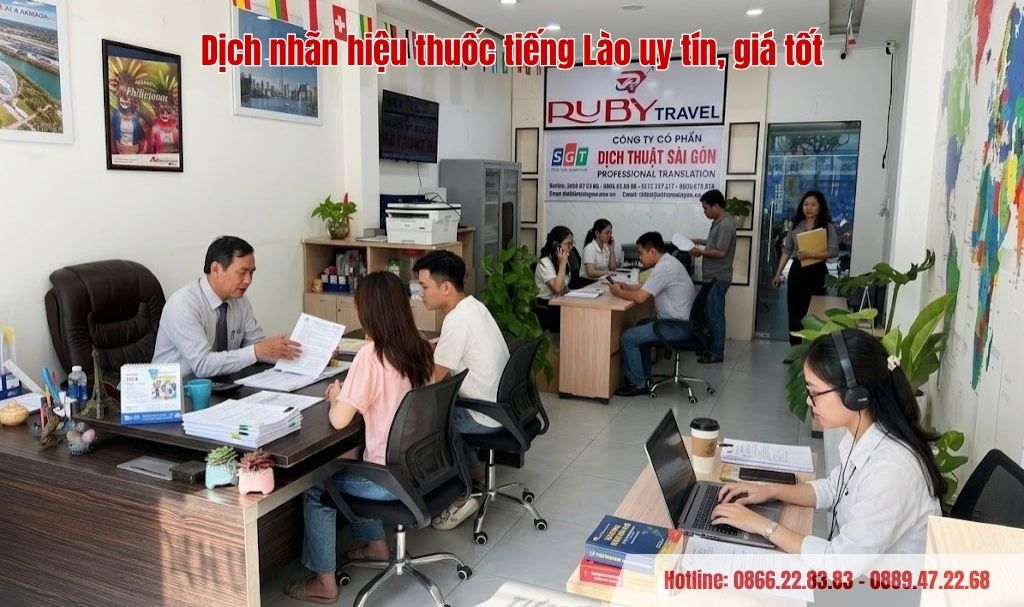 Dịch nhãn hiệu thuốc tiếng Lào uy tín, giá tốt tại Dịch thuật Sài Gòn