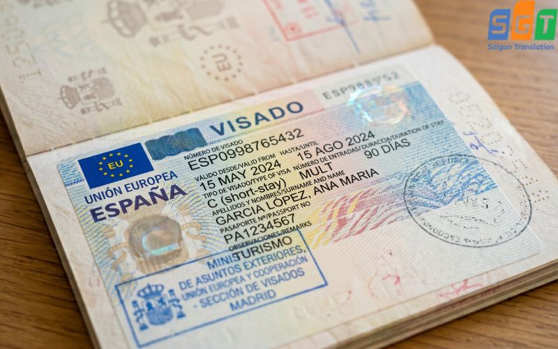 Dịch visa tiếng tây ban nha công chứng chuyên nghiệp