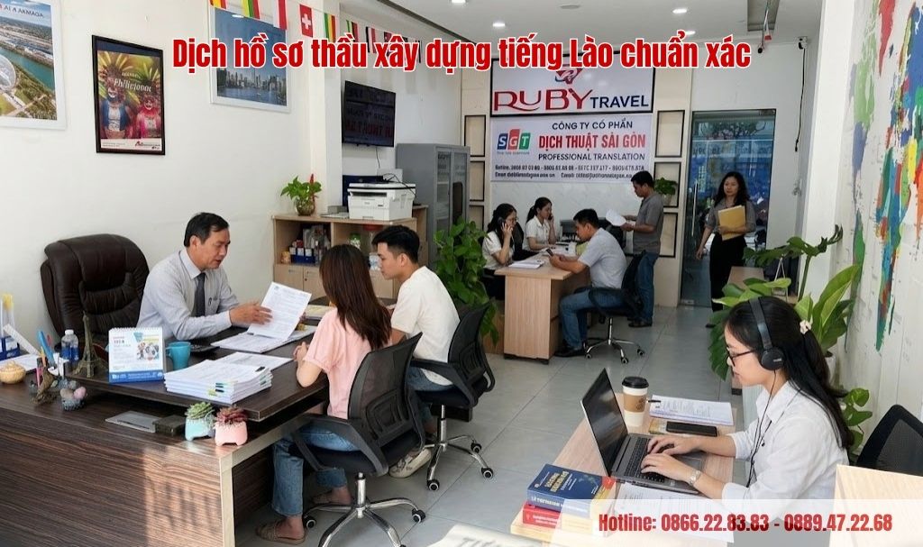 Dịch hồ sơ thầu xây dựng tiếng Lào chuẩn xác tại dịch thuật Sài Gòn 