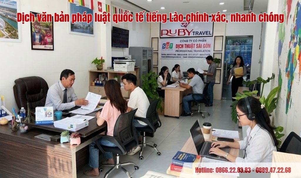 Dịch văn bản pháp luật quốc tế tiếng Lào nhanh, chuẩn tại Dịch thuật Sài Gòn